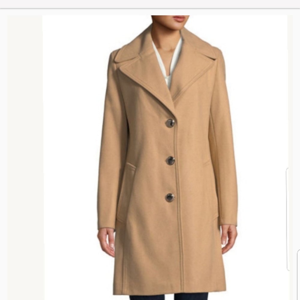 Calvin Klein Camel Coat